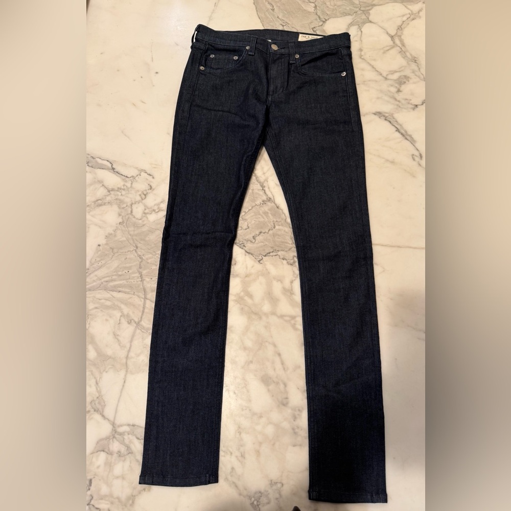 rag & bone deep indigo skinny jeans